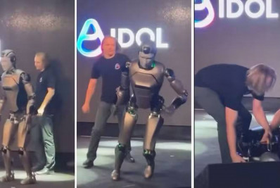 Vídeo: Robô humanoide russo 'cai de cara' no chão em lançamento