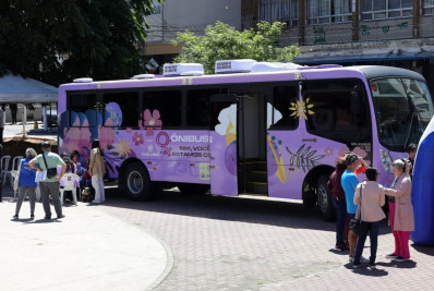 Ônibus Lilás do Estado realiza mais de 700 atendimentos em Teresópolis