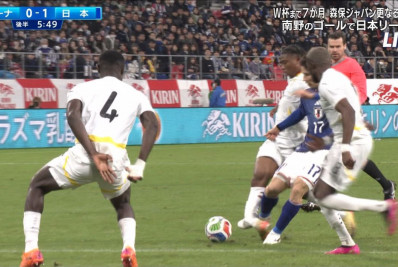 Imagens fortes! Jogador de Gana sofre grave fratura contra o Japão