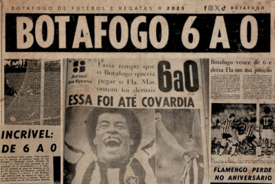 Botafogo provoca Flamengo em aniversário de 130 anos