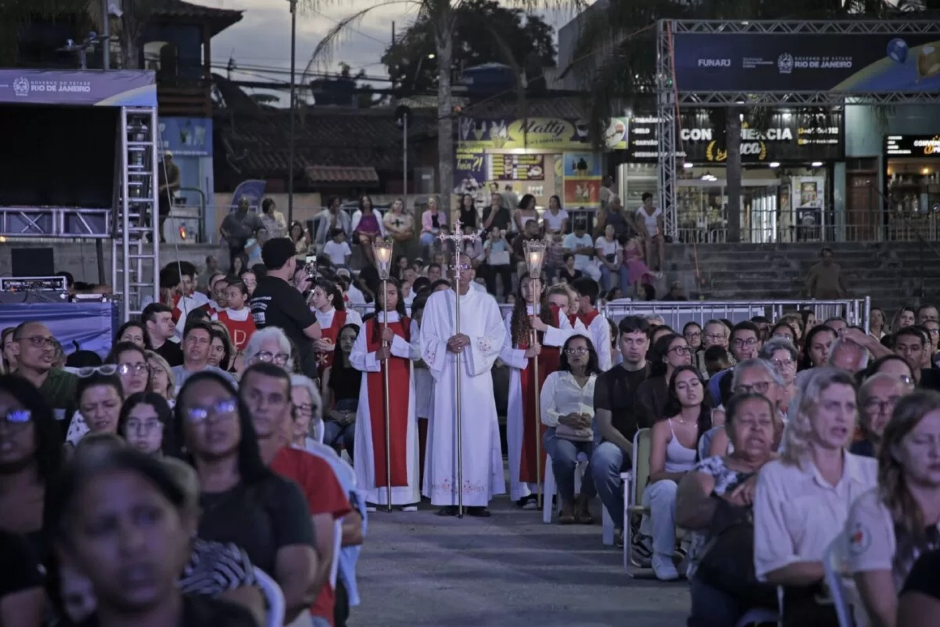 Missa campal e show de Thiago Brado - Ascom