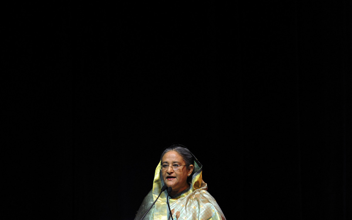 Ex-primeira-ministra de Bangladesh, Sheikh Hasina - AFP