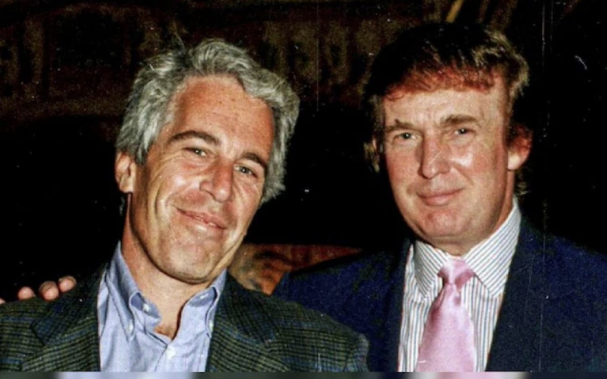 Jeffrey Epstein e o presidente dos EUA Donald Trump se conheciam