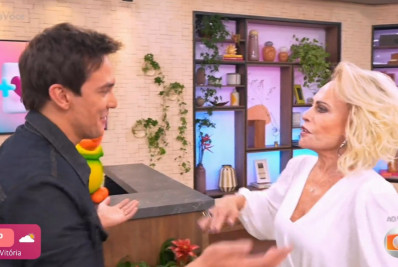 Ana Maria Braga dá bronca ao vivo em apresentador ao ser chamada de 'coitada'