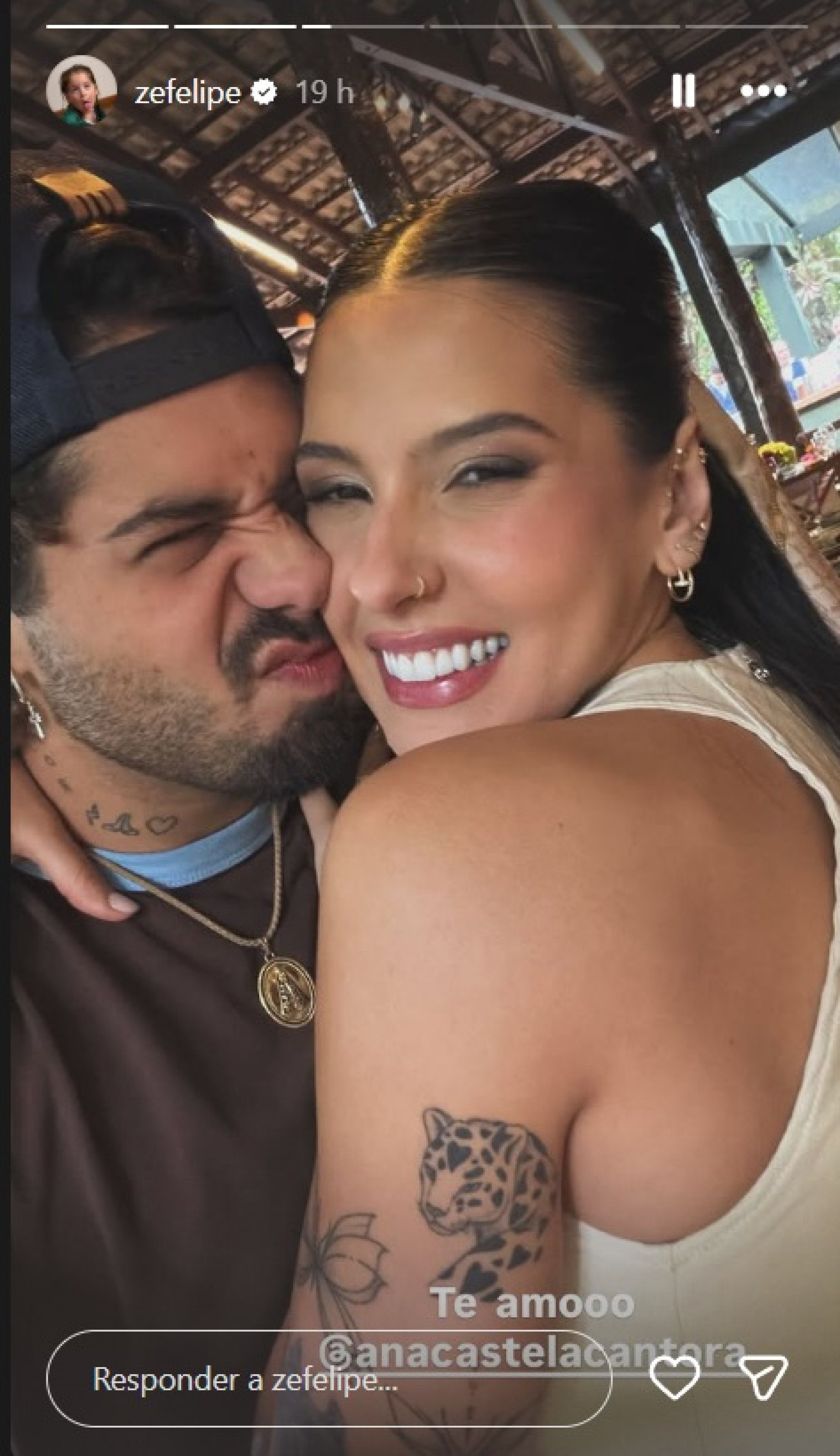 Homenagem de Zé Felipe para Ana Castela - Reprodução / Instagram