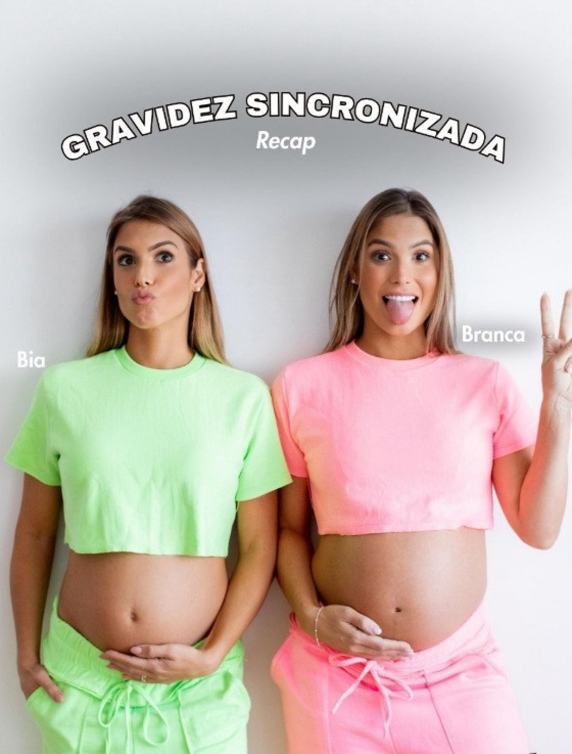 Bia e Branca grávidas ao mesmo tempo - Reprodução / Instagram