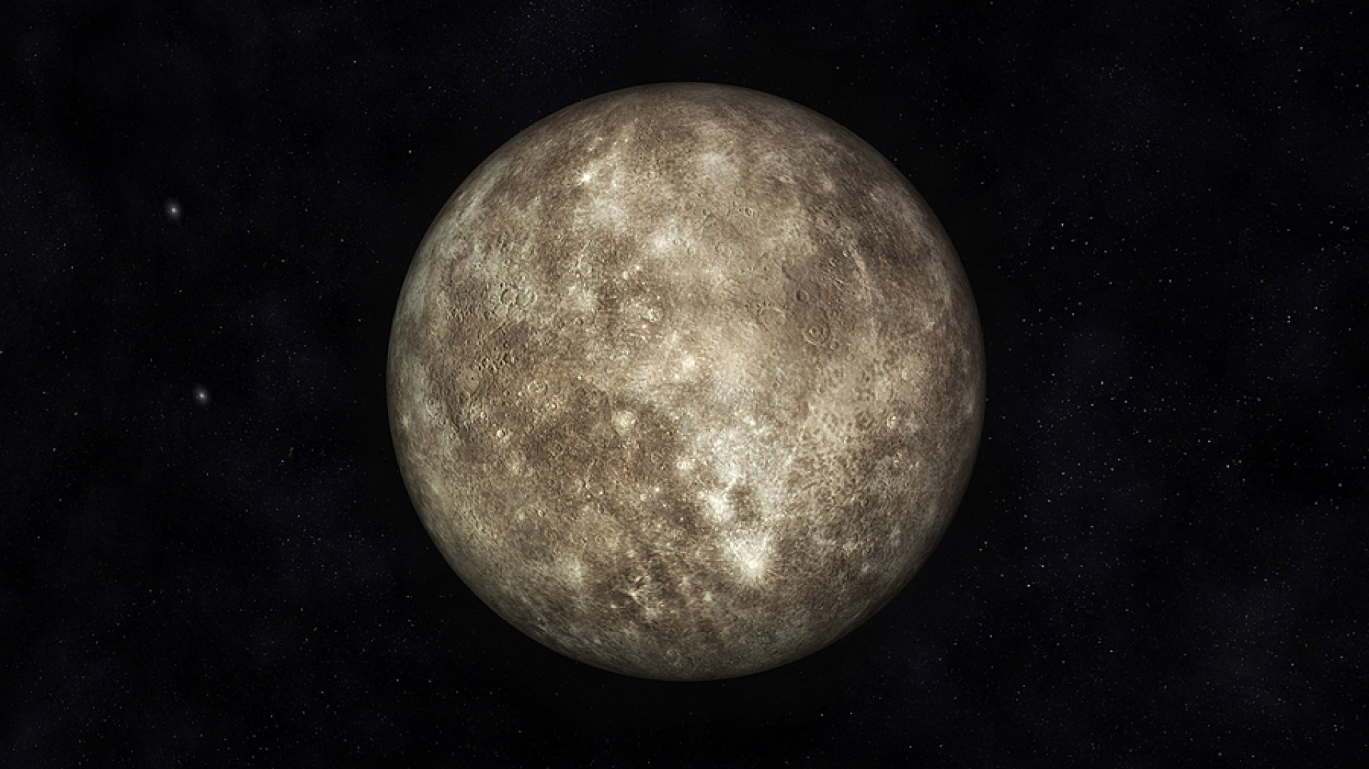 Digital 3D Illustration of the Planet Mercury