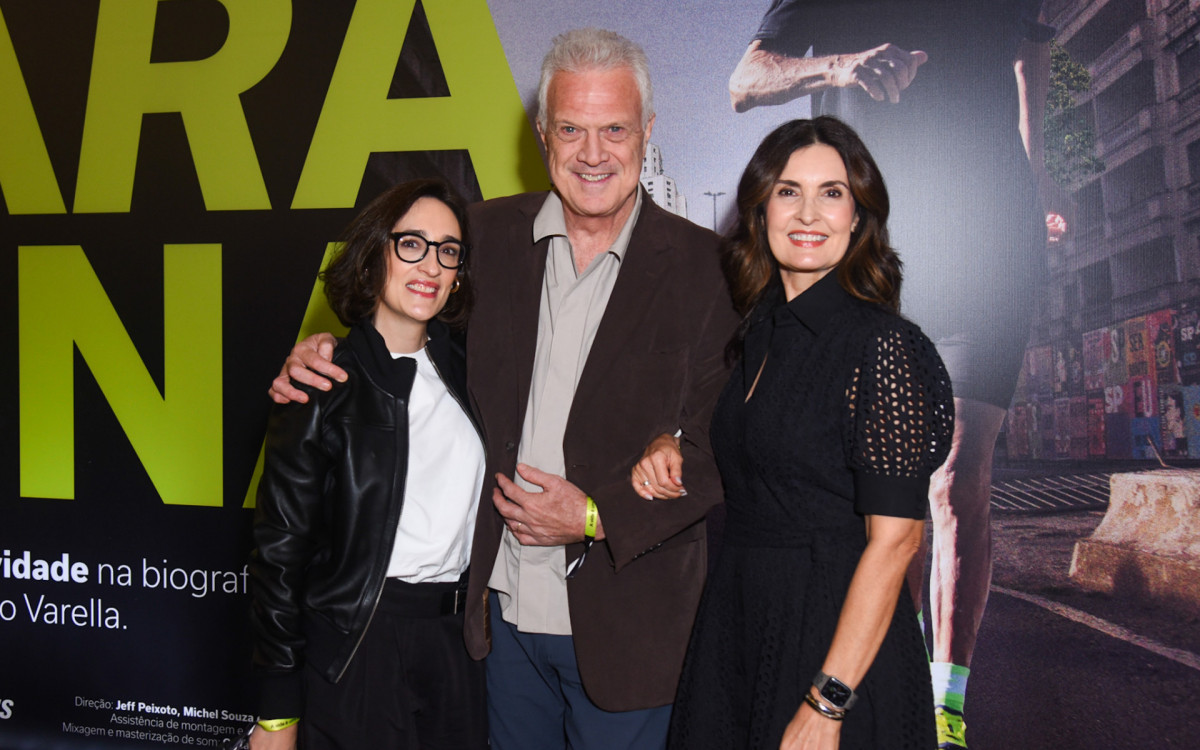 Maria Prata, Pedro Bial e Fátima Bernardes