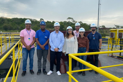 Promotores conhecem operação da ETE de Macaé e reforçam cobrança por avanços no saneamento