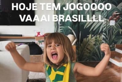 Virginia mostra filha na torcida por Vini Jr. antes de jogo do Brasil
