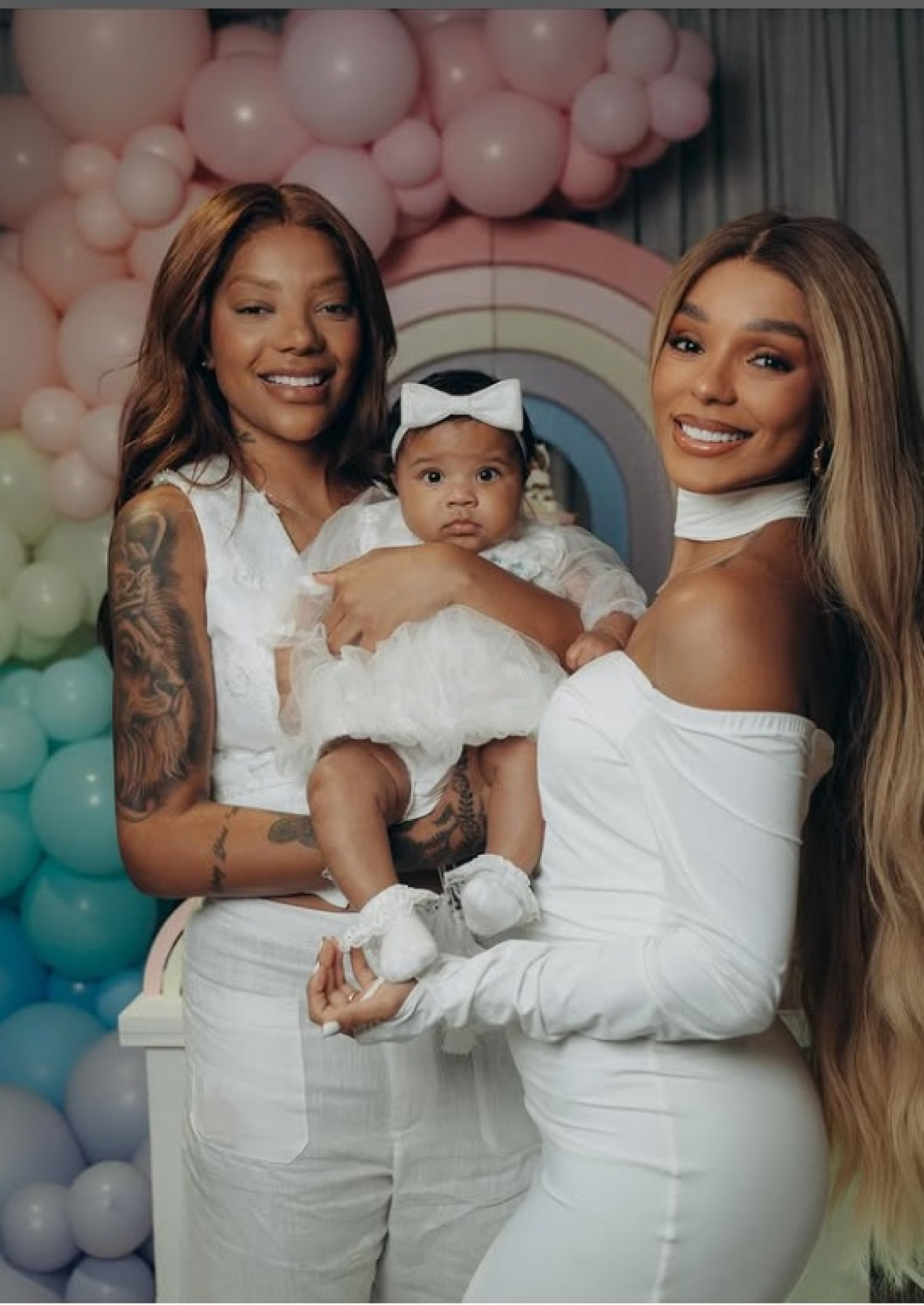 Ludmilla, Zuri e Brunna Gonçalves - Reprodução / Instagram