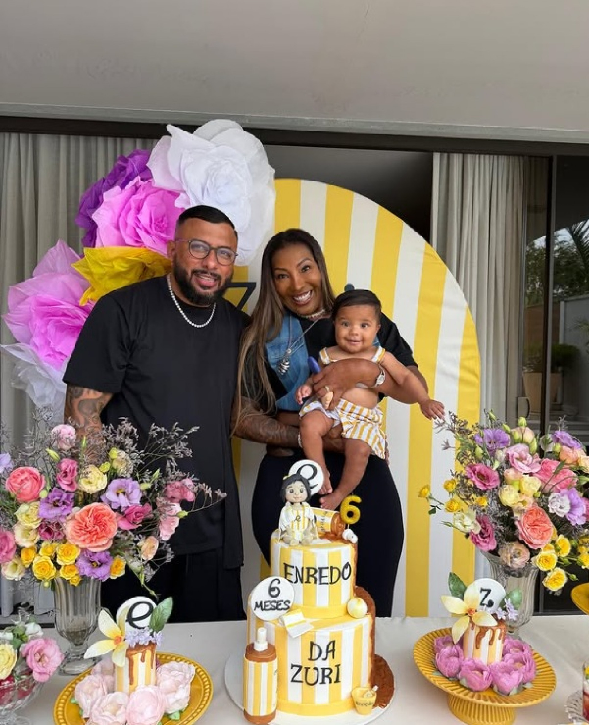 Renato Ara&uacute;jo, Zuri e Silvana Oliveira - Reprodu&ccedil;&atilde;o / Instagram