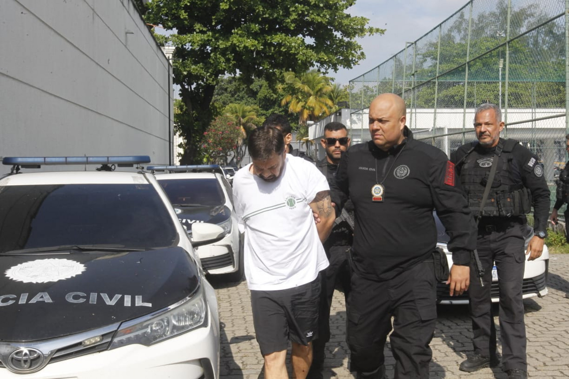 Cosme Rogério Ferreira Dias, o 'Mentor das Barricadas' foi preso durante a ação - Reginaldo Pimenta / Agência O Dia