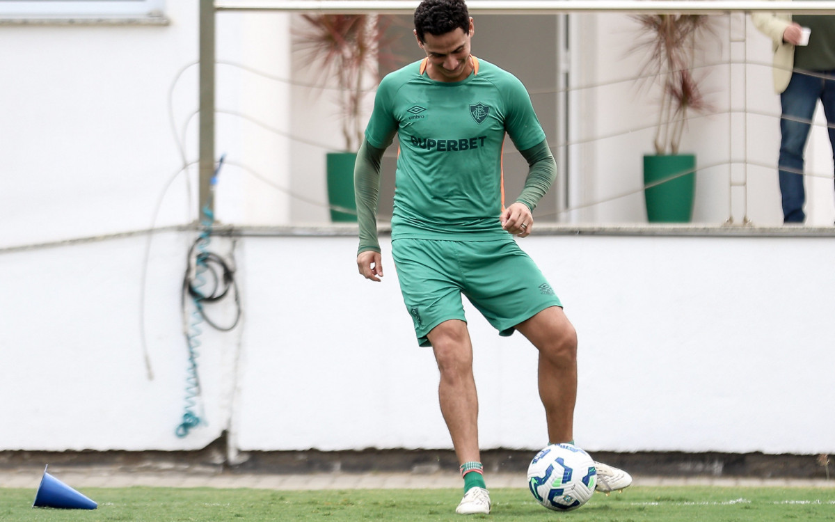 Paulo Henrique Ganso em treino do Fluminense