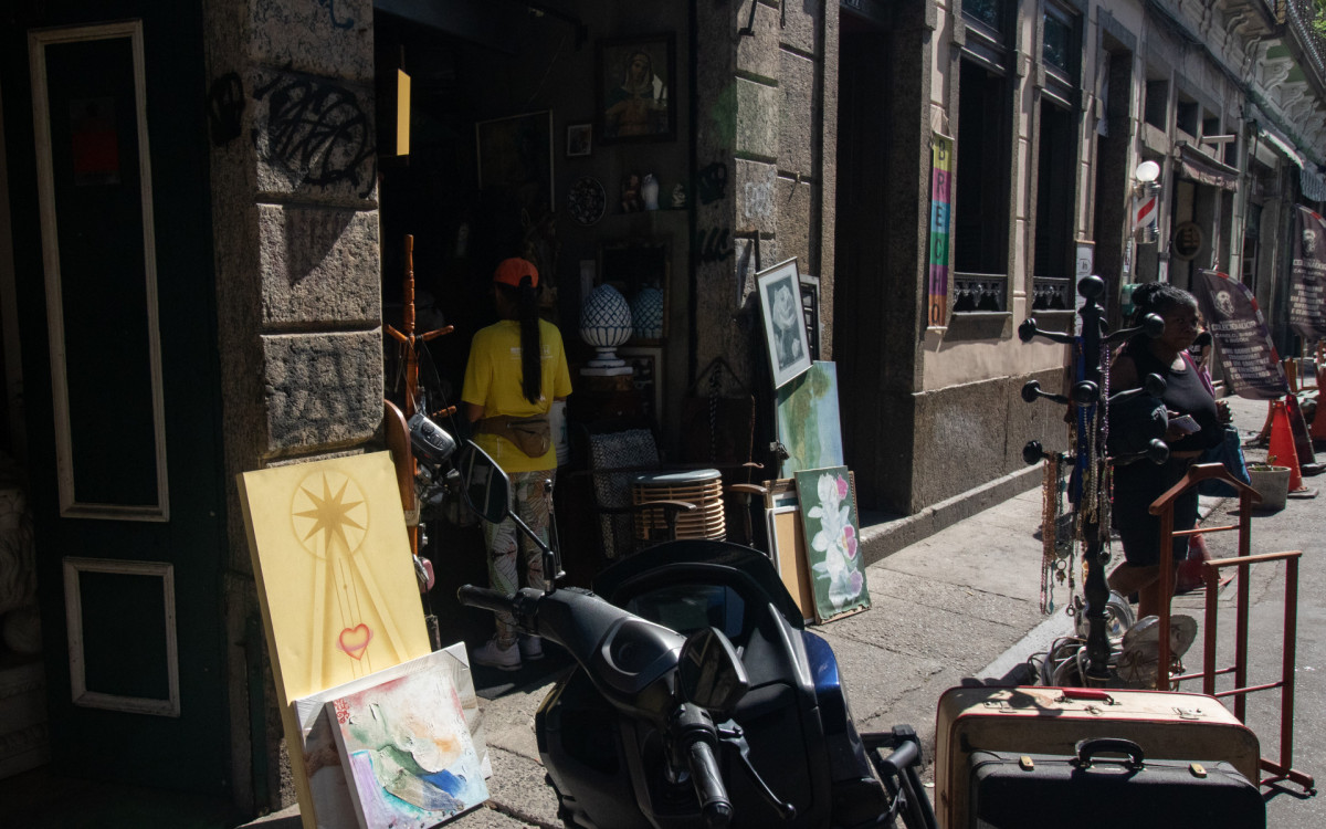 Rua do Senado, localizada no centro do Rio de Janeiro, foi eleita a mais 'cool' do mundo em 2025. - Érica Martin/Agência O Dia 