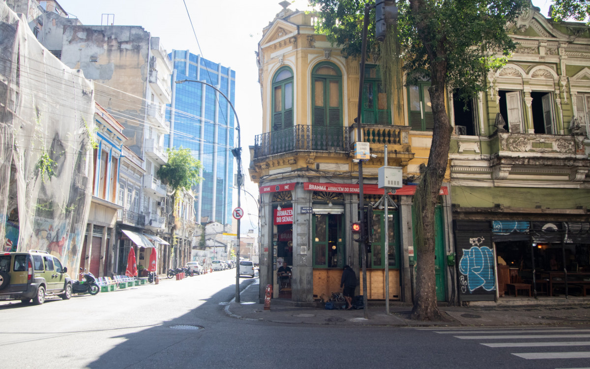 Rua do Senado, localizada no centro do Rio de Janeiro, foi eleita a mais 'cool' do mundo em 2025. - Érica Martin/Agência O Dia 