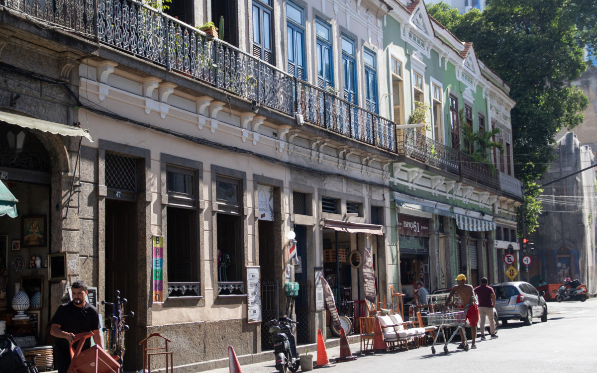 Rua do Senado, localizada no centro do Rio de Janeiro, foi eleita a mais 'cool' do mundo em 2025. - Érica Martin/Agência O Dia 