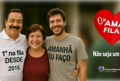 Chega de fila! Campanha do TRE-RJ usa humor para incentivar coleta de biometria