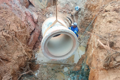 Troca de rede de drenagem é realizada no Purys