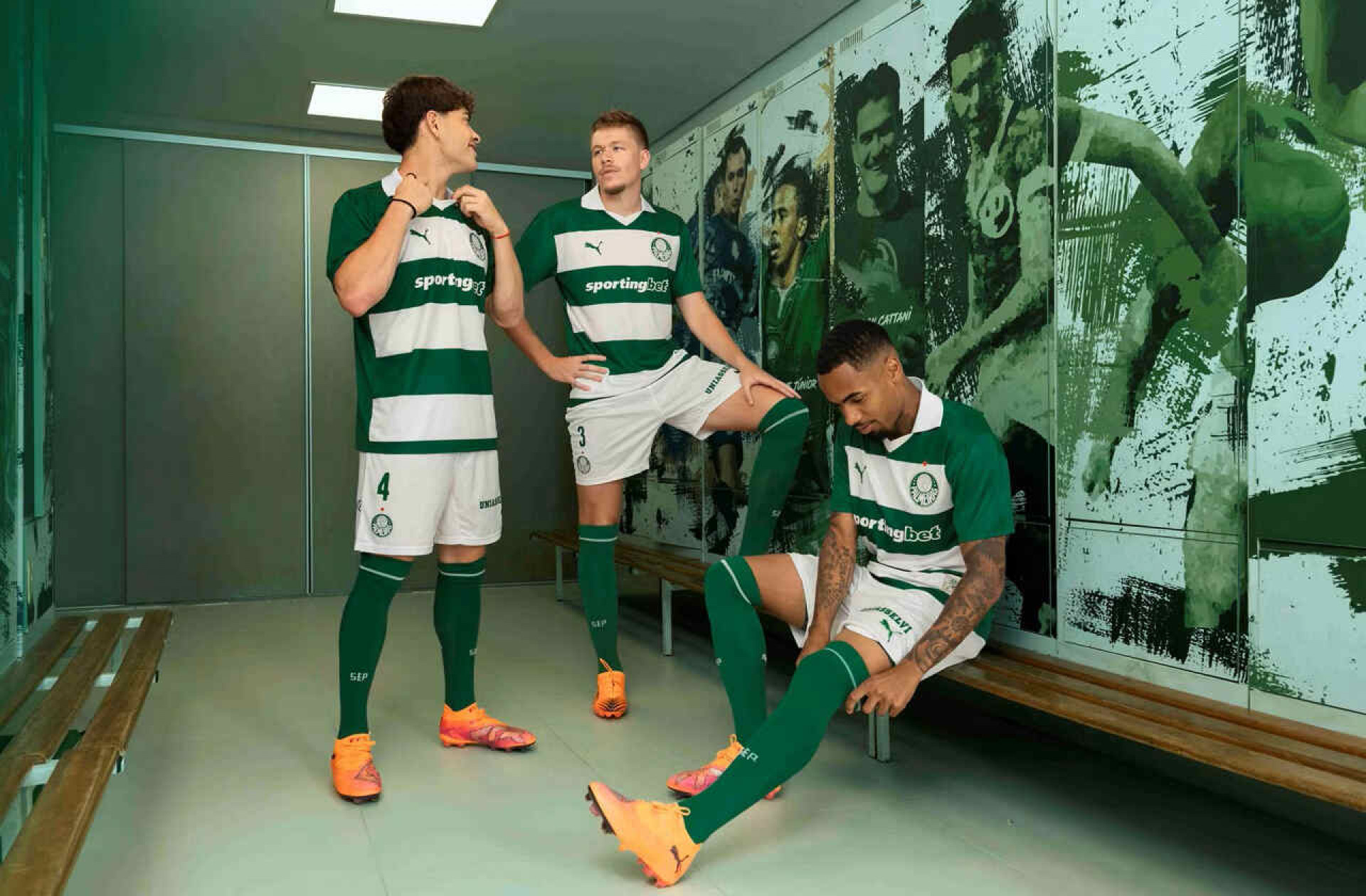 Palmeiras apresenta nova terceira camisa e far&aacute; estreia contra o Vit&oacute;ria
