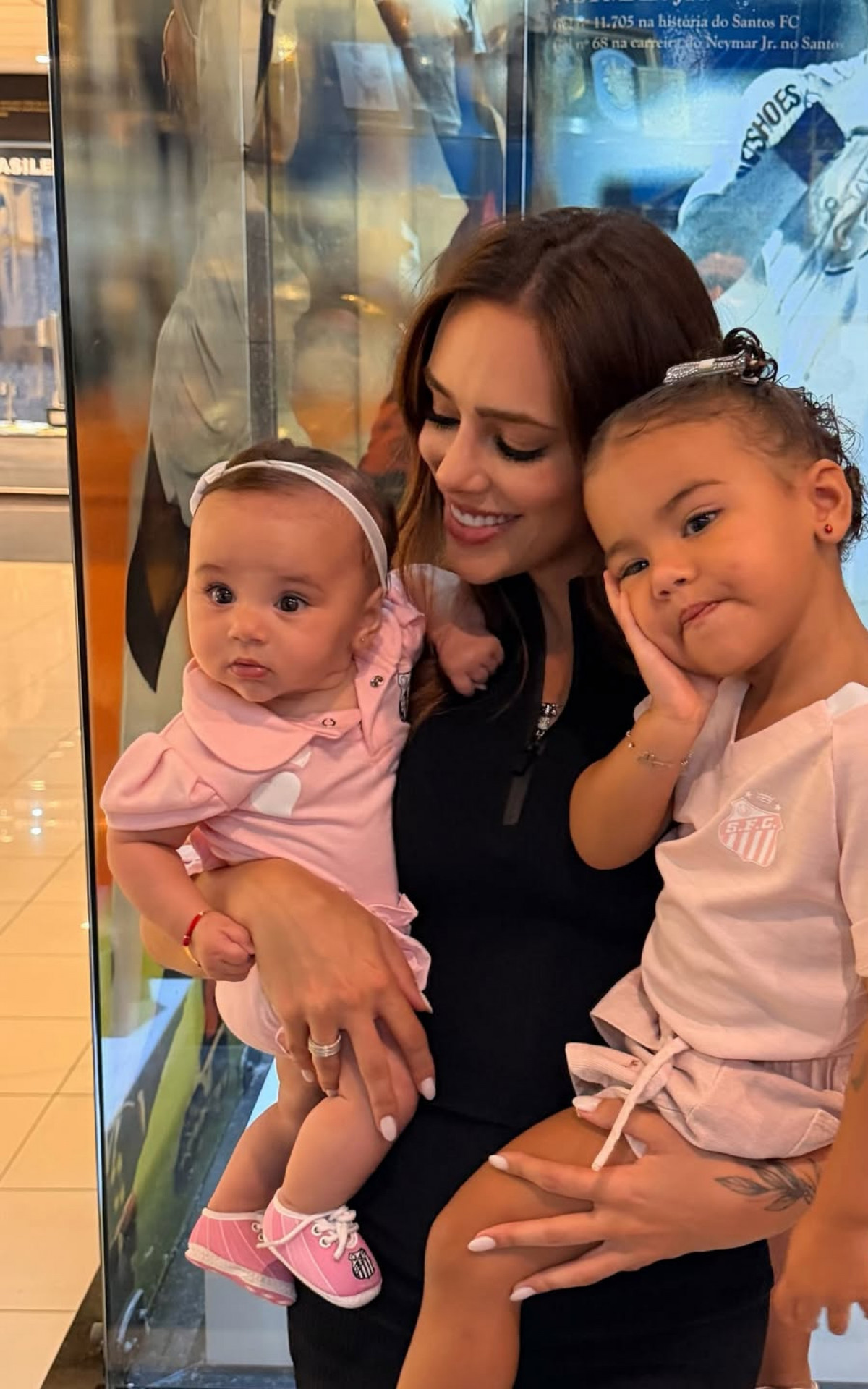 Bruna Biancardi e as filhas, Mavie e Mel - Reprodução / Instagram