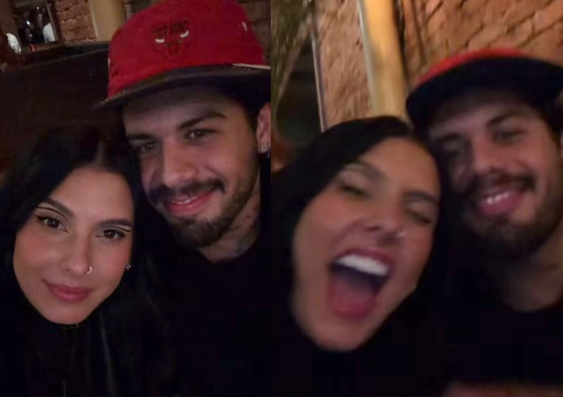 Ana Castela e Zé Felipe se divertem curtindo a noite juntos - Reprodução/Instagram