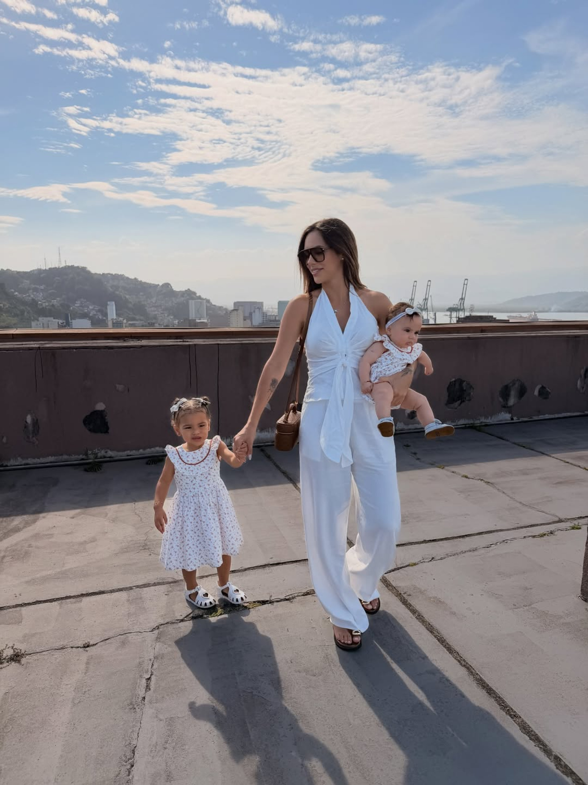 Bruna Biancardi e as filhas, Mavie e Mel - Reprodução / Instagram