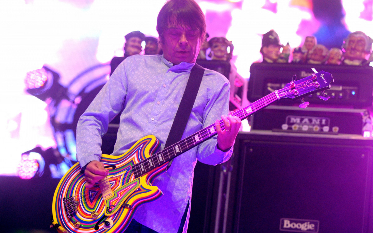 Ex-baixista da banda The Stone Roses, Gary 'Mani' Mounfield - AFP