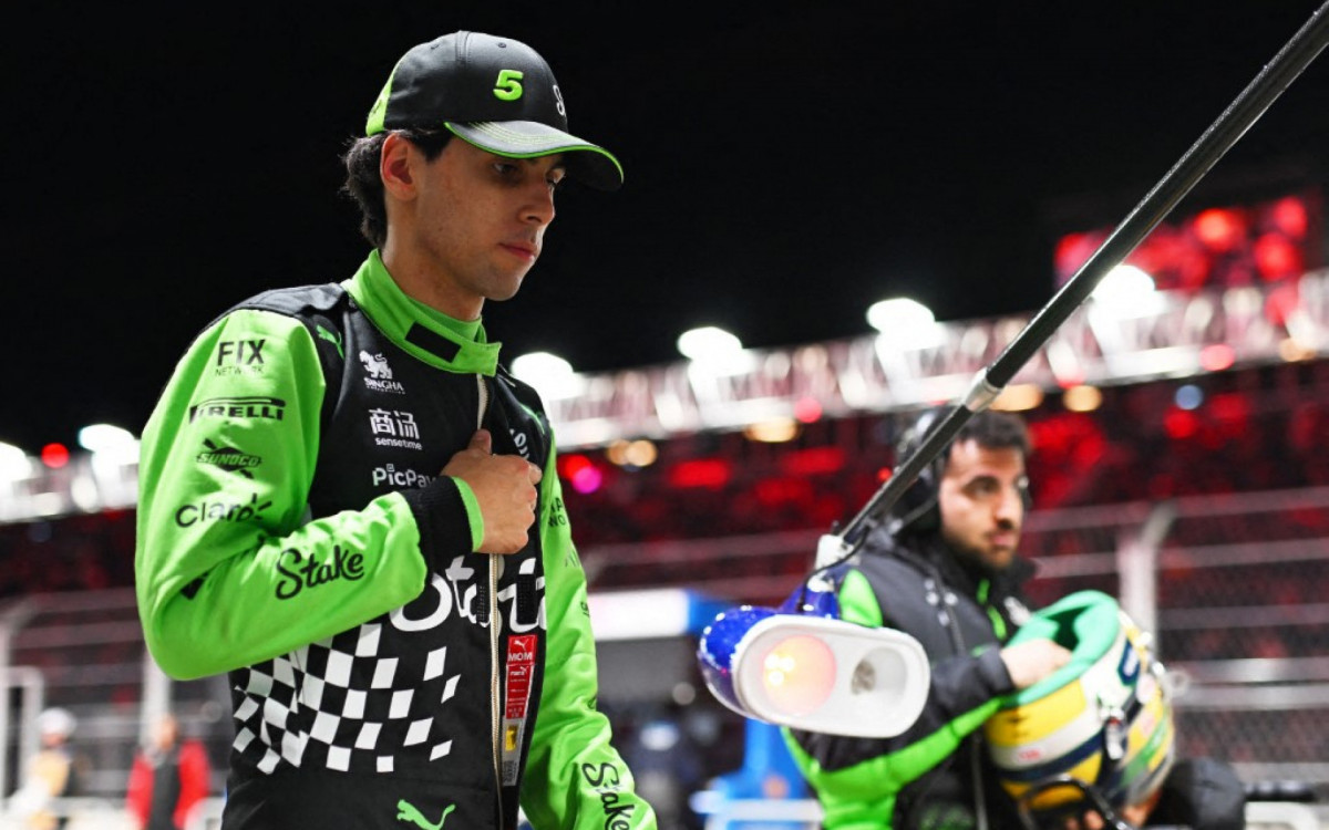 Gabriel Bortoleto no GP de Las Vegas