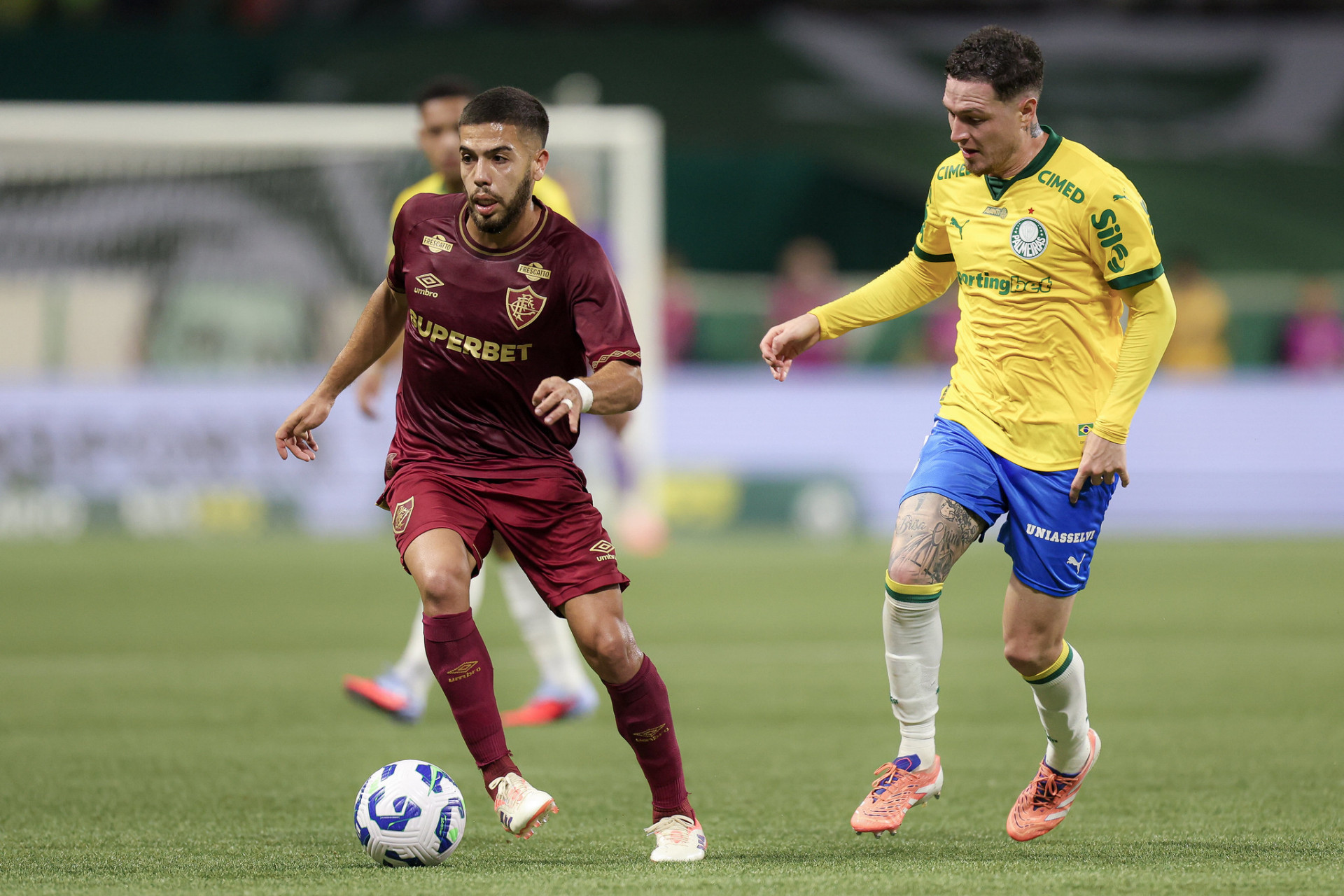 Fluminense enfrentou o Palmeiras, neste sábado (22), no Allianz Parque, pela 35ª rodada do Brasileirão - Marcelo Gonçalves/Fluminense FC
