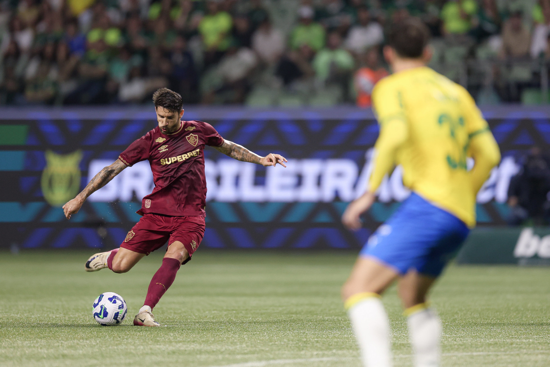 Fluminense enfrentou o Palmeiras, neste sábado (22), no Allianz Parque, pela 35ª rodada do Brasileirão - Marcelo Gonçalves/Fluminense FC