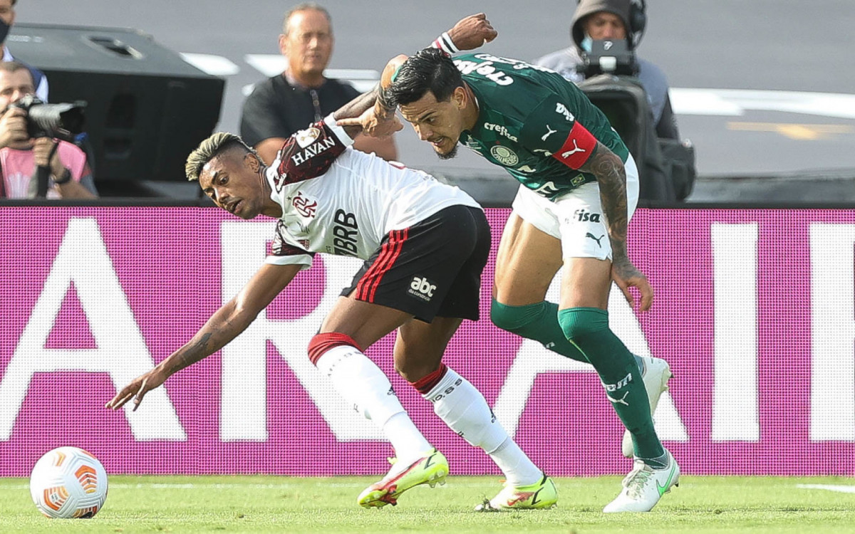 Bruno Henrique e Gustavo G&oacute;mez s&atilde;o remanescentes da final de 2021 - Cesar Greco/Palmeiras