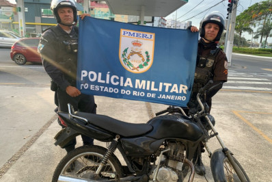 Moto roubada é recuperada em Macaé após abordagem precisa da segurança pública