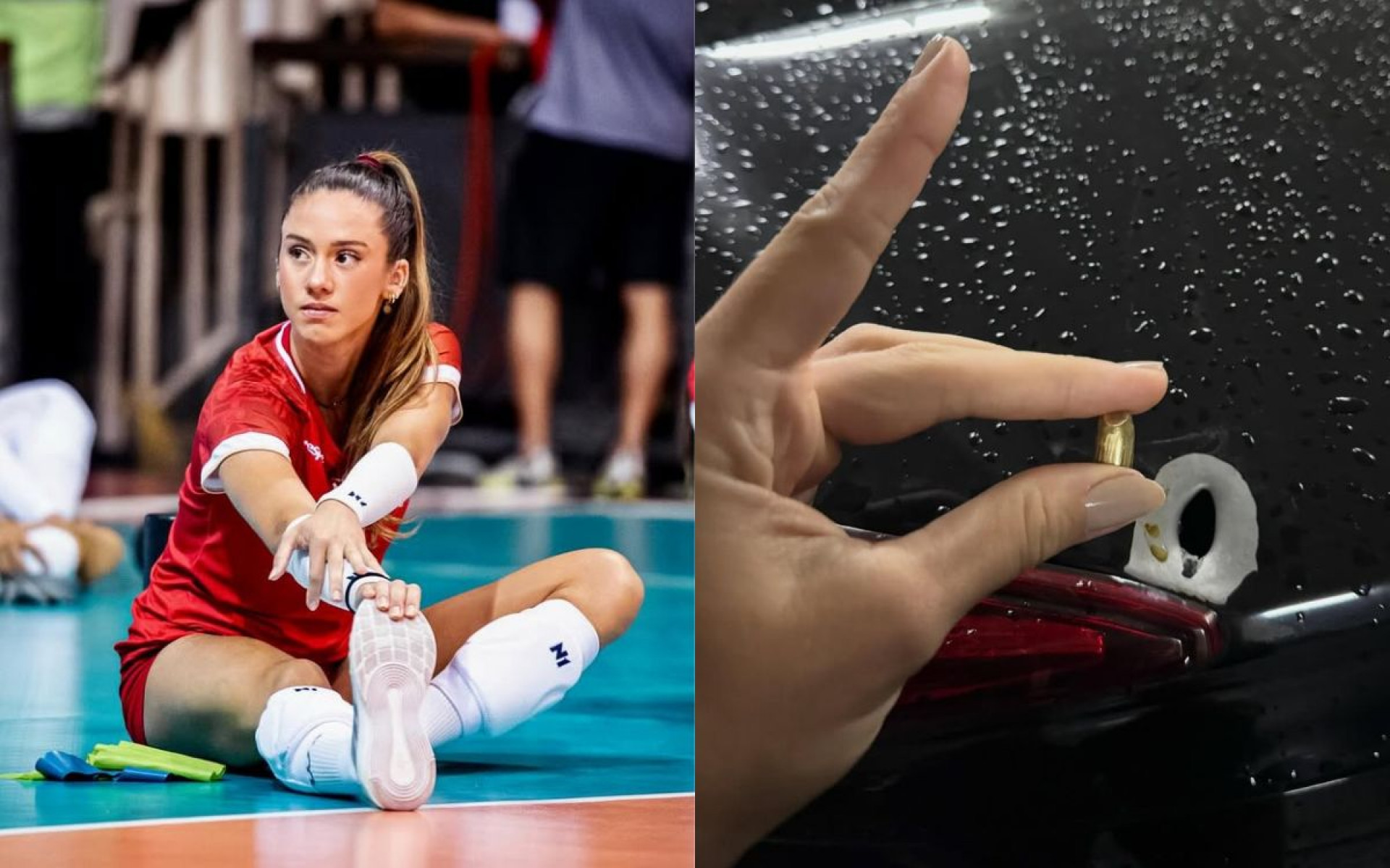 Atleta de vôlei foi baleada nas costas enquanto voltava para casa, na Tijuca
 - Reprodução / Instagram