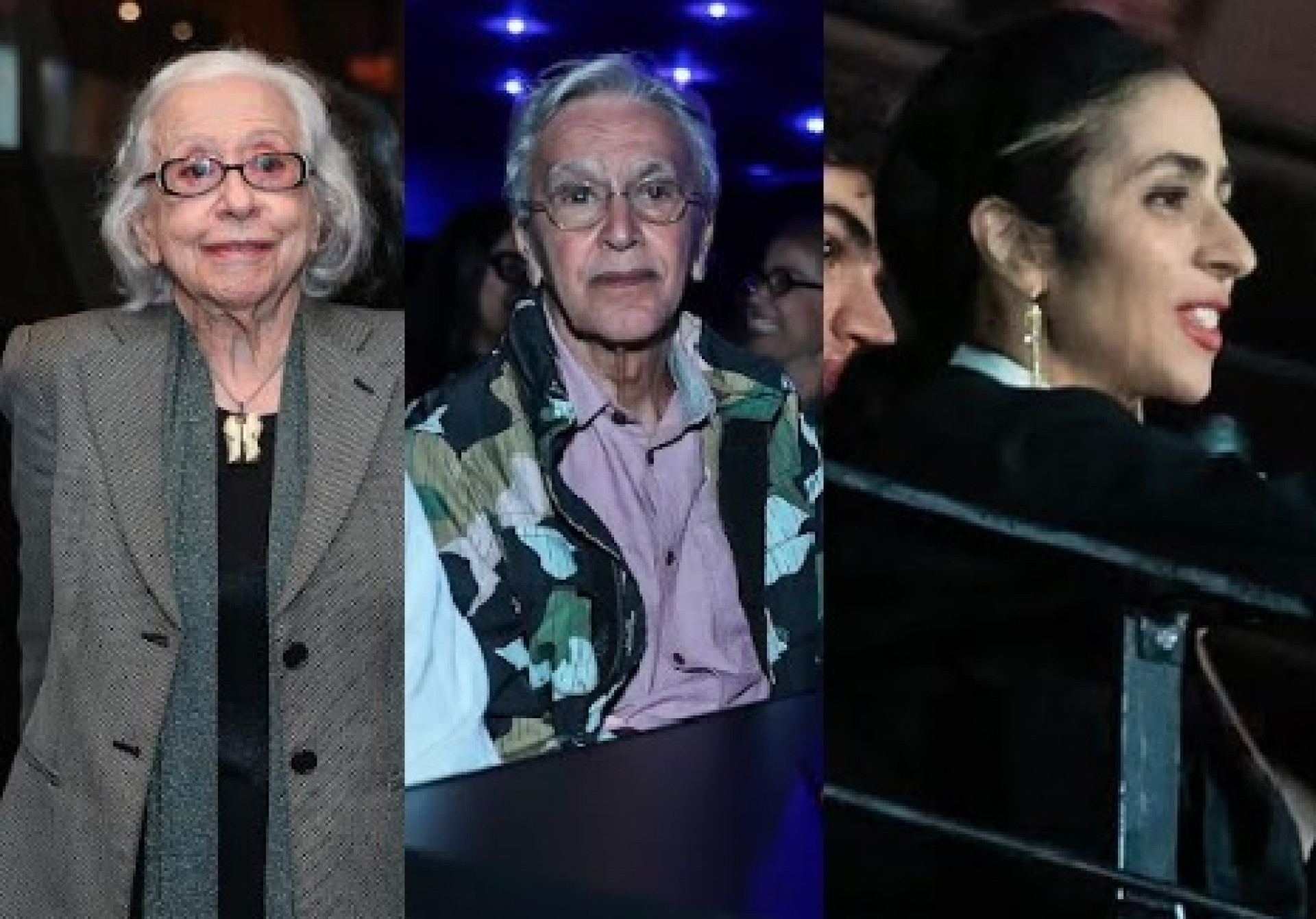 Fernanda Montenegro, Caetano Veloso e Marisa Monte - Victor Chapetta / Brazil News