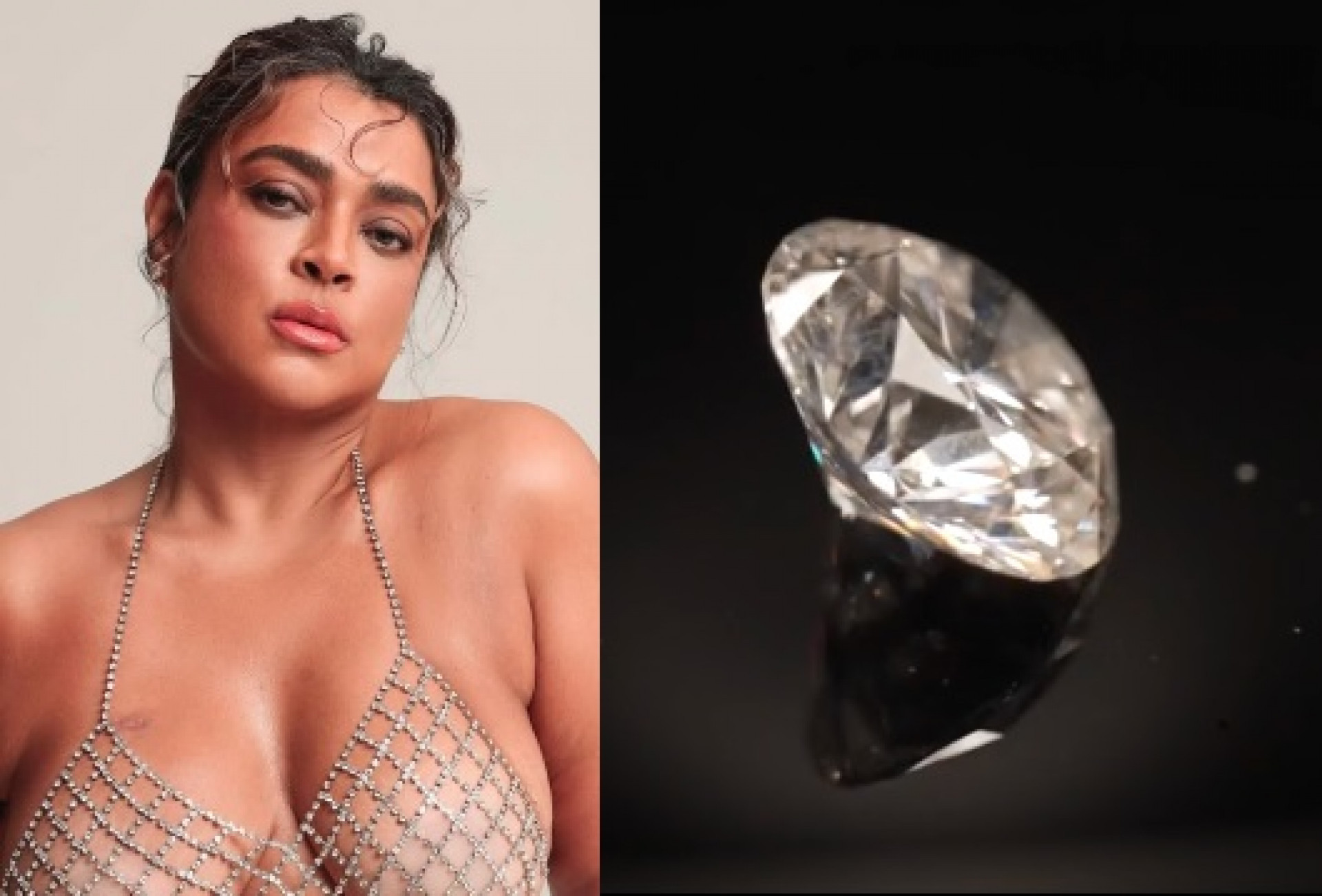 Cinzas de Preta Gil são transformadas em diamantes - Reprodução de Instagram / vídeo / TV Globo