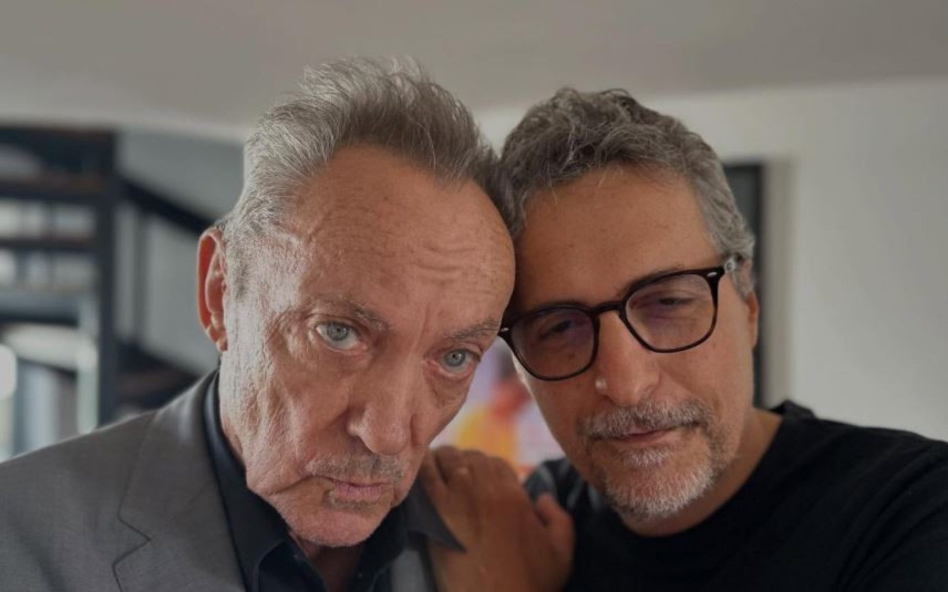 Udo Kier e Kleber Mendonça Filho - Reprodução / Instagram