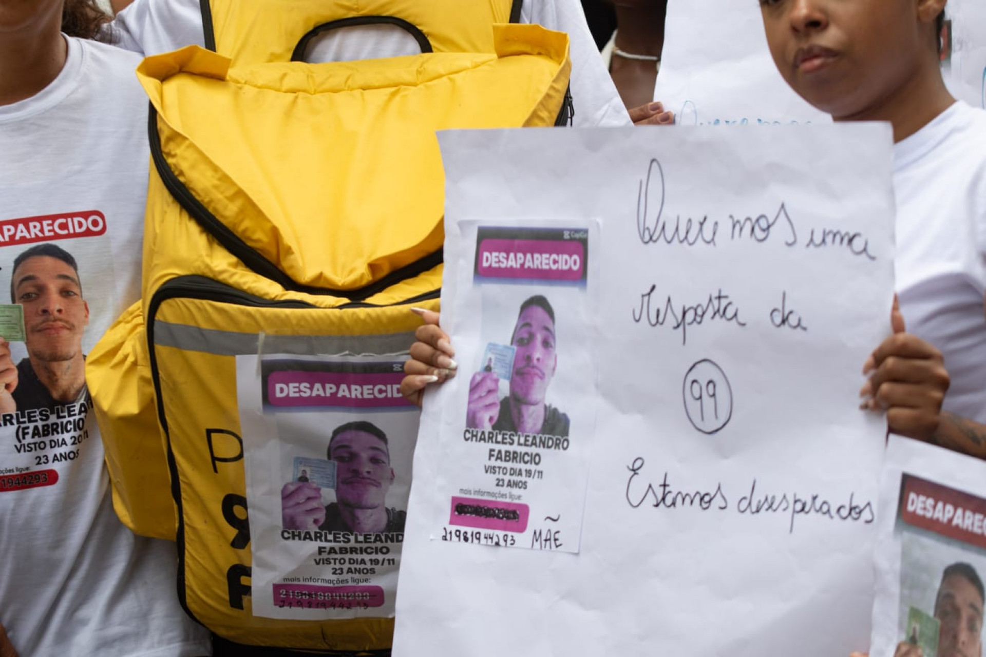 Charles Leandro da Conceição Gonçalves está desaparecido há quatro dias - Érica Martin / Agência O Dia