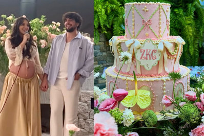 Rafa Kalimann e Nattan celebram o chá de bebê da filha Zuza