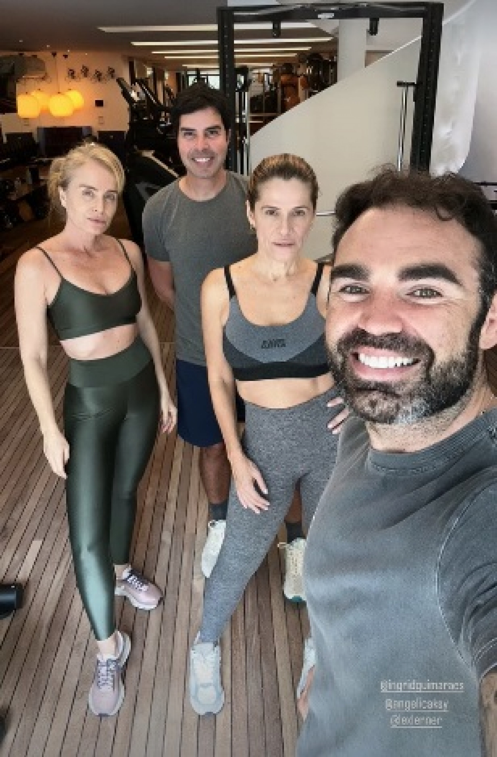 Angélica posou com Ingrid Guimarães após treino  - Reprodução/Instagram 