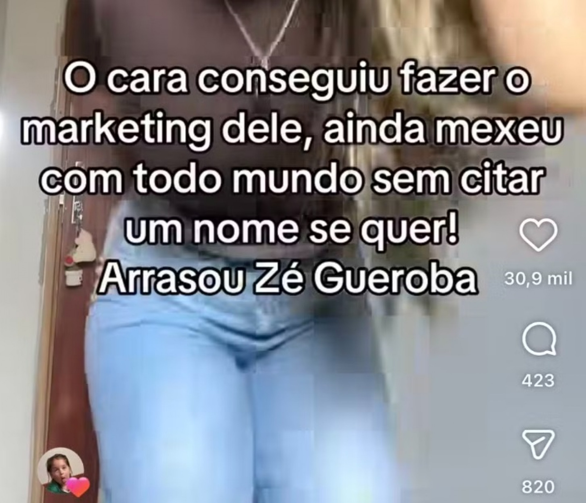 Imagem do post que especula indireta feita em música 'Homem é Homem, Moleque é Moleque' - Reprodução / Instagram