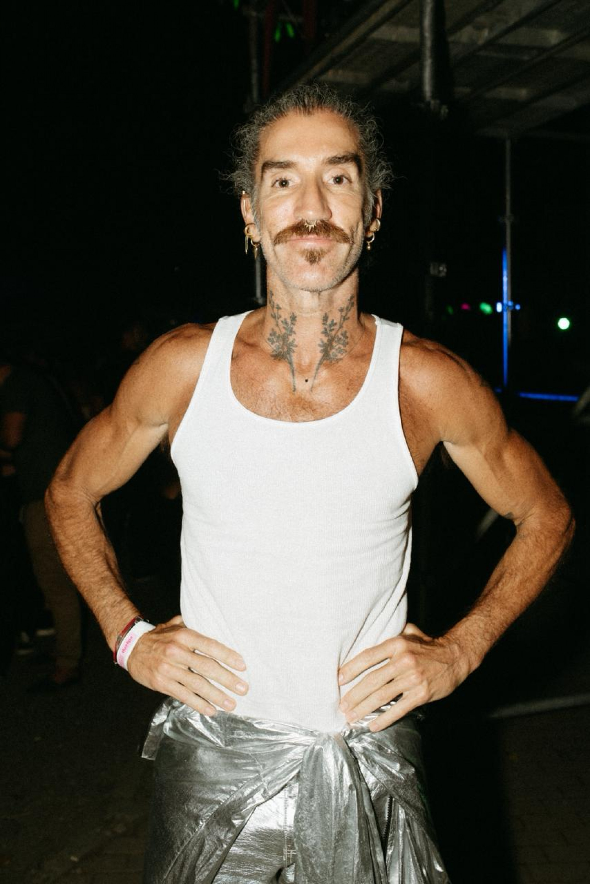 Felipe Veloso, sempre atento aos detalhes, dando o ar da graça na noite