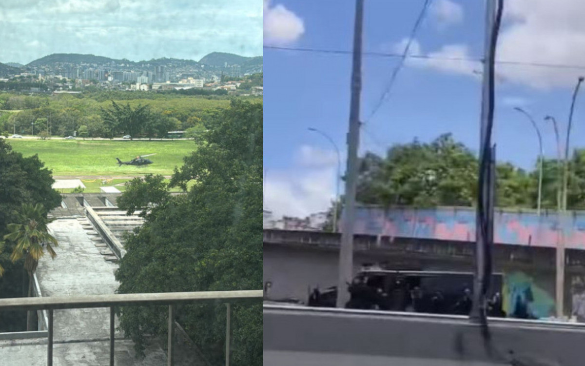 Blindado deu apoio à ação no Complexo da Maré