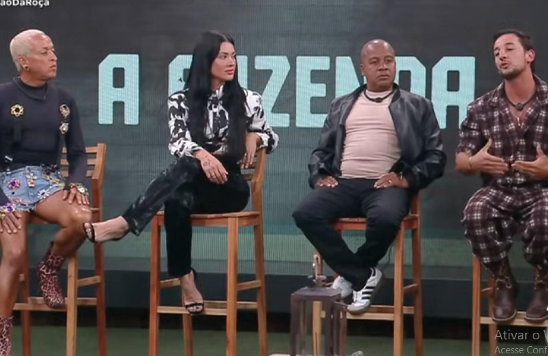 Walerio, Rayane,Toninho e Mesquita - Reprodução de vídeo / Record