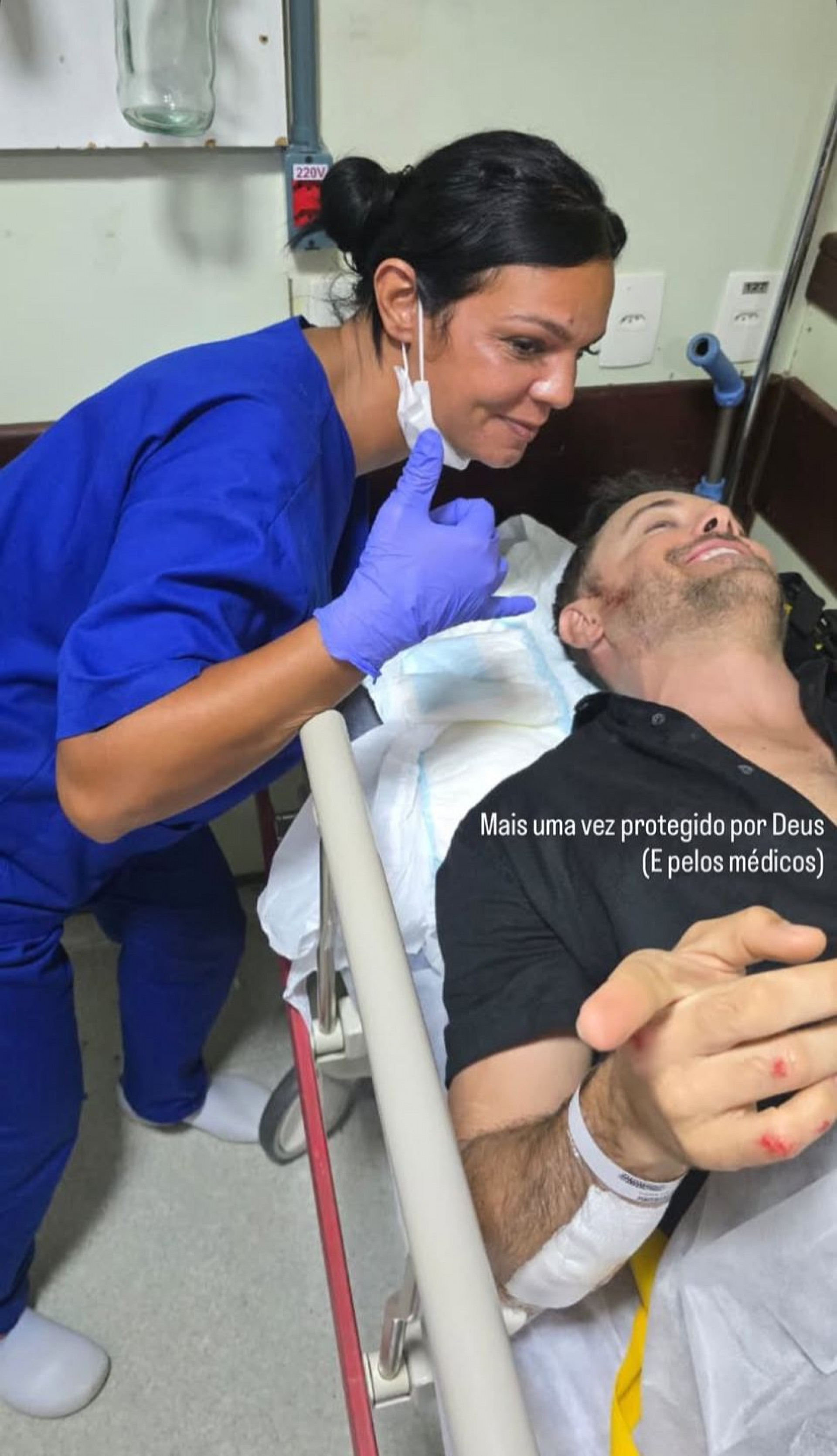 Kayky Brito sofre acidente de bicicleta - Reprodução/Instagram