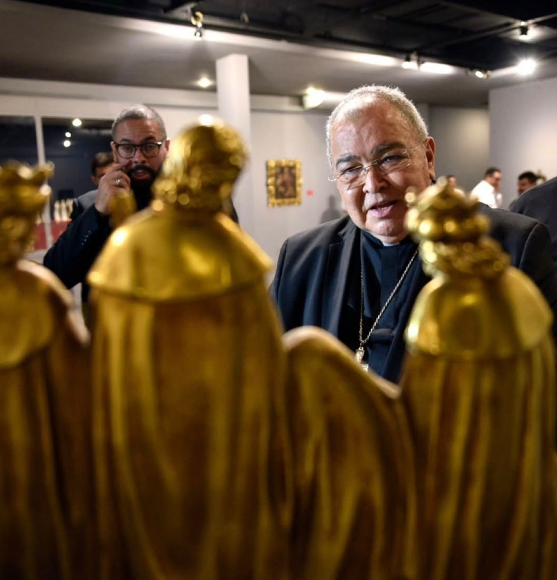 Dom Orani visitou exposi&ccedil;&atilde;o nesta ter&ccedil;a-feira (25) - Divulga&ccedil;&atilde;o / Museu Arquidiocesano de Arte Sacra