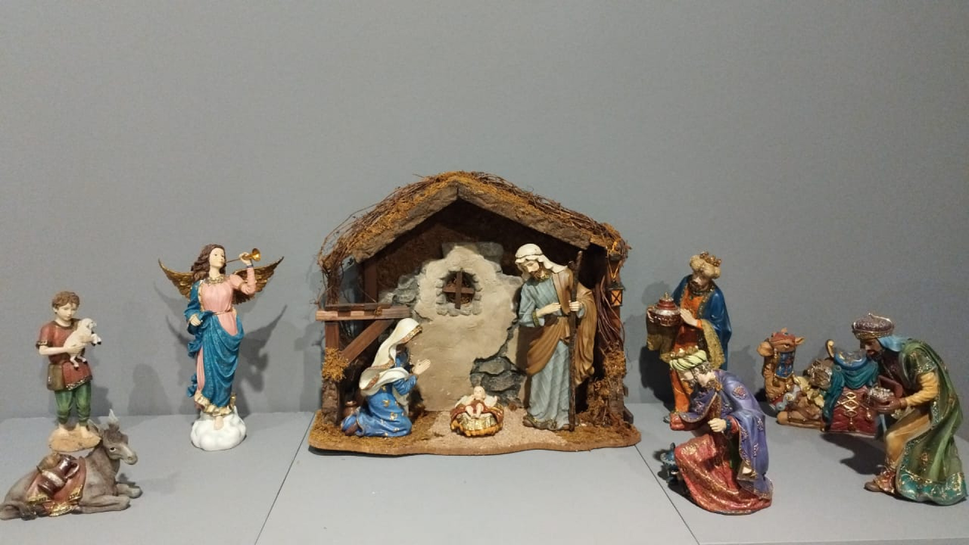 Presépio simboliza o nascimento do menino Jesus - Divulgação / Museu Arquidiocesano de Arte Sacra