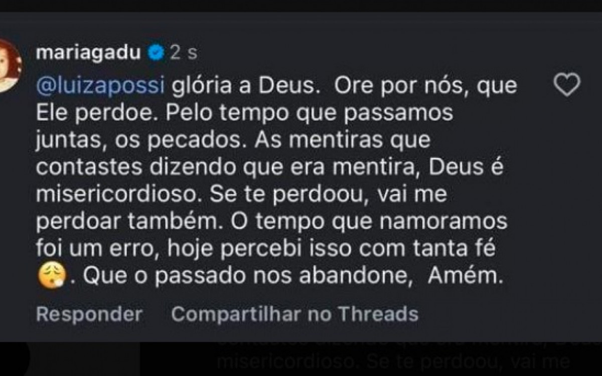 Maria Gadu fala sobre namoro com Luiza Possi