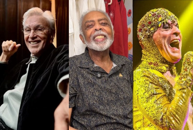 Caetano Veloso, Gilberto Gil e Ney Matogrosso vão se apresentar no Prêmio Multishow 