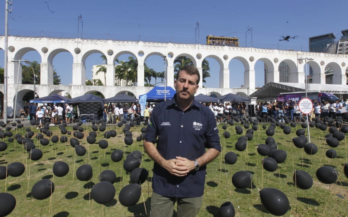O secretário municipal de Saúde, Daniel Sonraz
